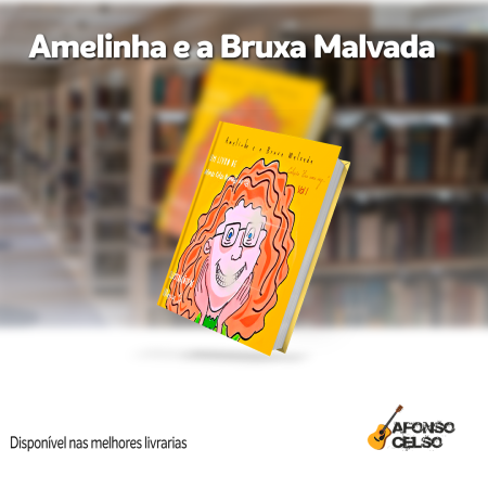 Base Livro Amelinha e Bruxa Malvada